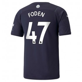 Manchester City Phil Foden 47 Maglia Terza  2021/2022 Manica Corta